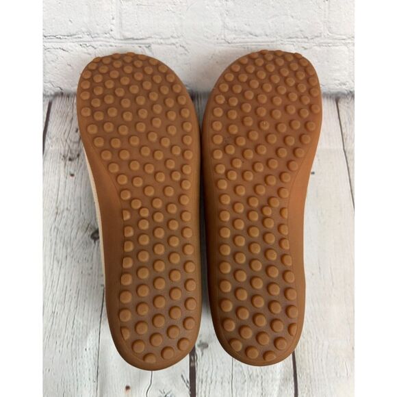 KBZONE beige knit flat ballerina shoes 11 NEW - Picture 9 of 13